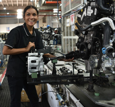 A diverse group of Tata Careers employees